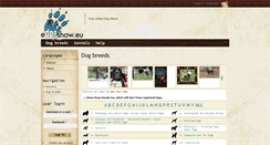 Desktop Screenshot of edogshow.eu
